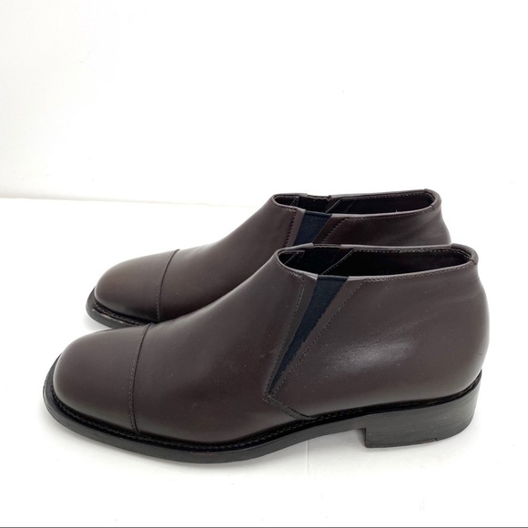 Prada Cup-toe Chelsea Ankle Boot Brown - Picture 6 of 12